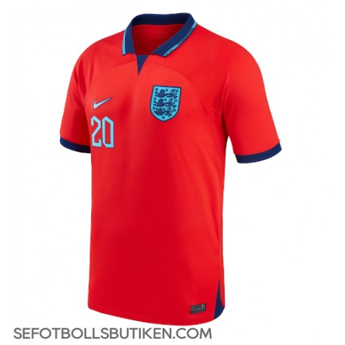 England Phil Foden #20 Replika Borta matchkläder VM 2022 Korta ärmar